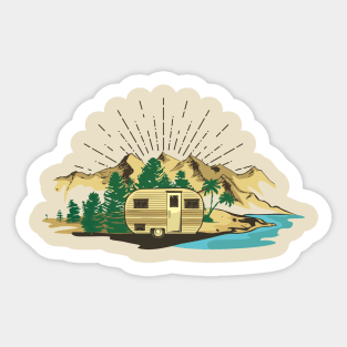 solo camp Sticker